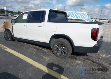 2025 Honda Ridgeline Sport from USA, damaged, VIN 5FPYK3F17SB017016